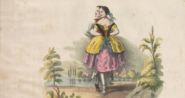 Chromolithographie aus Leponts La Redowa